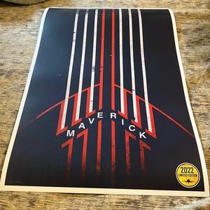 Maverick top gun limited edition poster